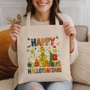 Tote Grinch Hallothanksmas 14 Natural