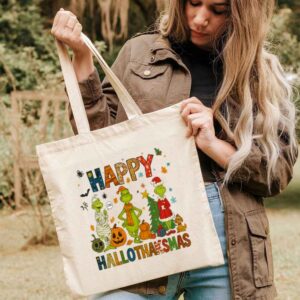 Tote Grinch Hallothanksmas 3 Natural