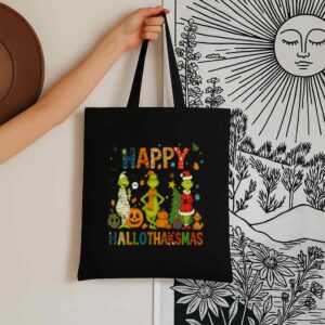 Tote Grinch Hallothanksmas 6 Black