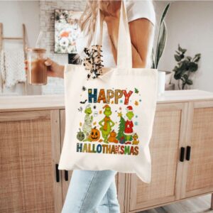 Tote Grinch Hallothanksmas 8 Natural