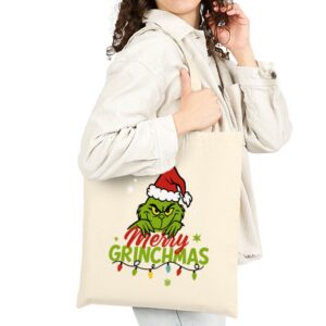 Tote Grinchmas Christmas 21 Natural
