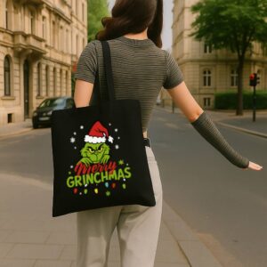 Tote Grinchmas Christmas 4 Black Tote