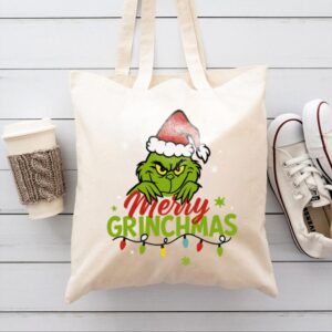 Tote Grinchmas Christmas 9 Natural