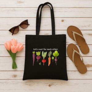 Tote Lets Roots For Each Other 12 Black
