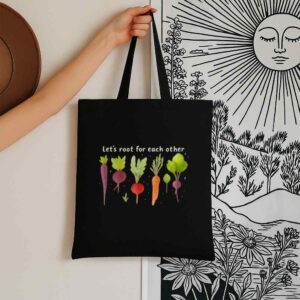 Tote Lets Roots For Each Other 6 Black