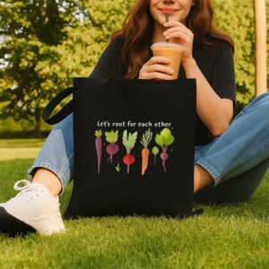 Tote Lets Roots For Each Other 8 Black