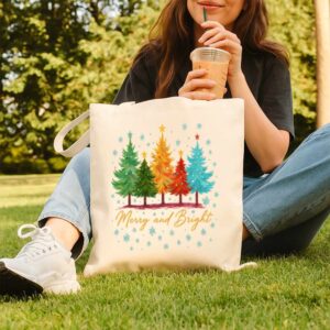 Tote Merry And Bright 10 Natural