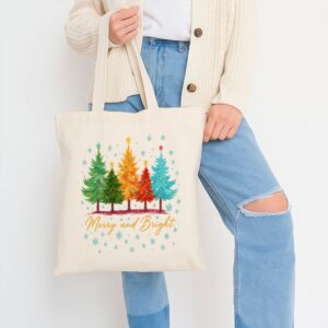 Tote Merry And Bright 11 Natural