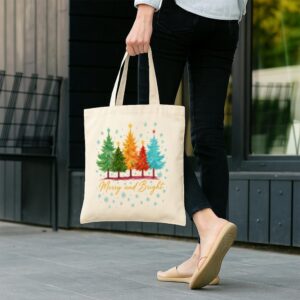 Tote Merry And Bright 12 Natural