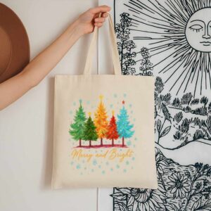 Tote Merry And Bright 13 Natural
