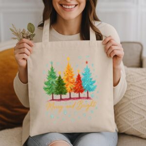 Tote Merry And Bright 14 Natural