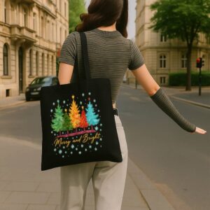 Tote Merry And Bright 4 Black