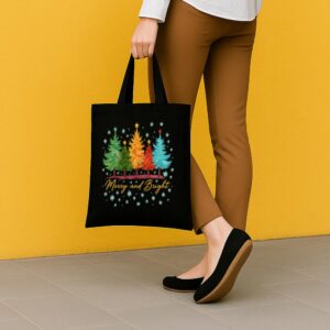 Tote Merry And Bright 5 Black