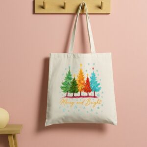 Tote Merry And Bright 5 Natural