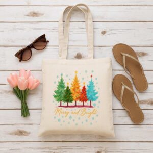 Tote Merry And Bright 6 Natural