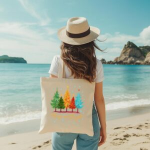 Tote Merry And Bright 7 Natural