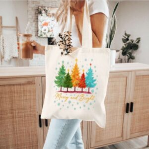 Tote Merry And Bright 8 Natural