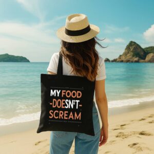 Tote My Food Doesn T Scream 11 Black