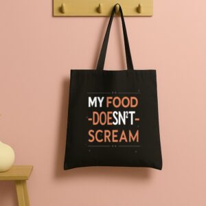 Tote My Food Doesn T Scream 13 Black