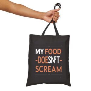 Tote My Food Doesn T Scream 15 Black
