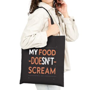 Tote My Food Doesn T Scream 19 Black