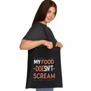 Tote My Food Doesn T Scream 2 Black
