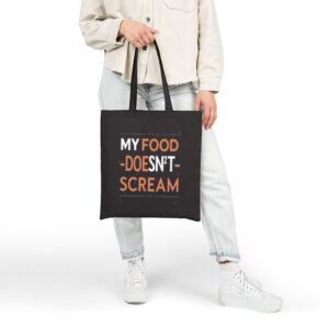 Tote My Food Doesn T Scream 20 Black