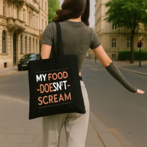 Tote My Food Doesn T Scream 4 Black