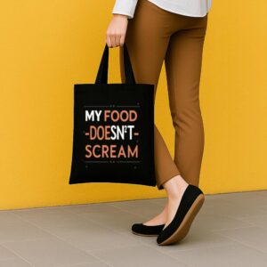 Tote My Food Doesn T Scream 5 Black