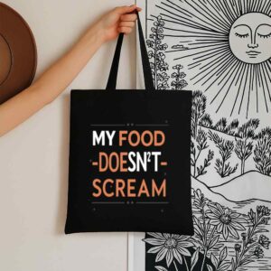 Tote My Food Doesn T Scream 6 Black