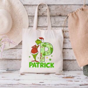 Tote Personalized Grinch 1 Natural