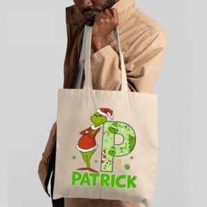 Tote Personalized Grinch 2 Natural
