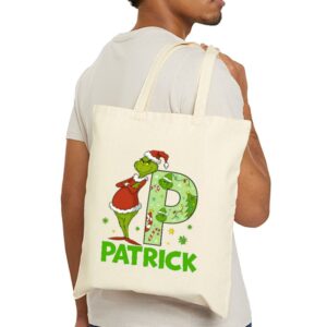 Tote Personalized Grinch 23 Natural