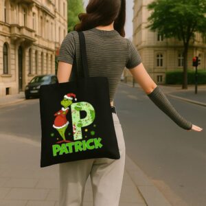 Tote Personalized Grinch 4 Black