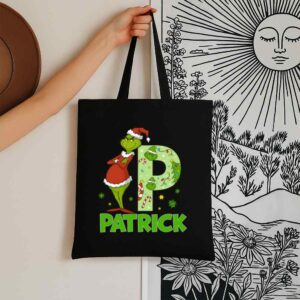 Tote Personalized Grinch 6 Black Tote