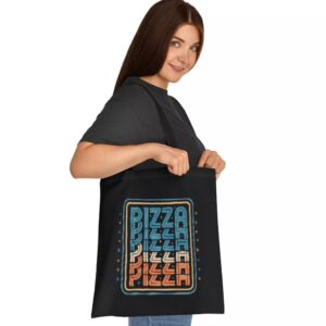 Tote Pizza 2 Black