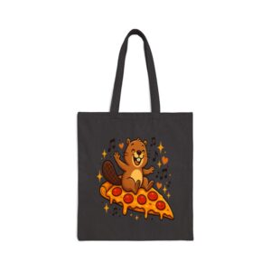 Tote Pizza Beaver Party 16 Black