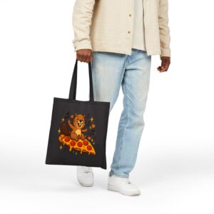 Tote Pizza Beaver Party 18 Black
