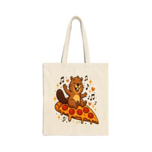 Tote Pizza Beaver Party 18 Natural