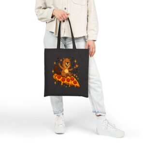 Tote Pizza Beaver Party 20 Black