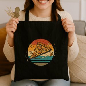 Tote Pizza Slice 3 Black