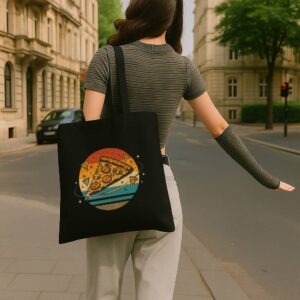 Tote Pizza Slice 4 Black