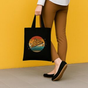 Tote Pizza Slice 5 Black