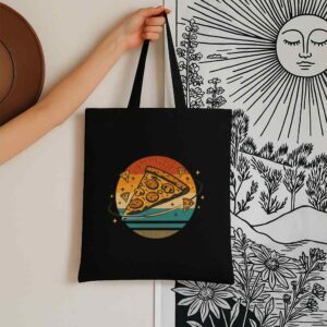 Tote Pizza Slice 6 Black