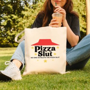 Tote Pizza Slut 10 Natural