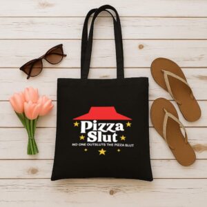 Tote Pizza Slut 12 Black