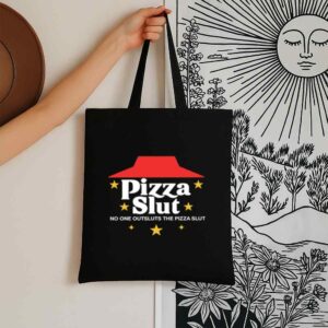 Tote Pizza Slut 6 Black