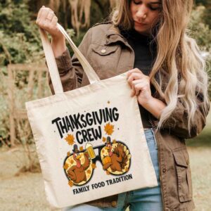 Tote Thanksgiving Crew 3 Natural