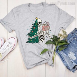 Tshirt Christmas Skeleton 15 T