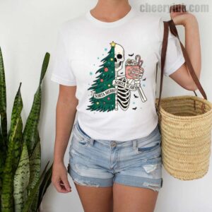 Tshirt Christmas Skeleton 2 T